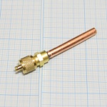 Клапан Шредера (L=50mm) 1/4 х 0,5мм