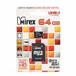 КАРТА ПАМЯТИ MICRO-SD 64Gb Mirex Class 10