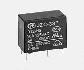 РЕЛЕ JZC-33F 5A 12V  (PCH-112D2H)