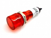 Лампа N-804-R сиг. d10mm красная неон 220В