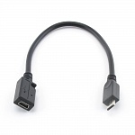 ШНУР Mini-USB(F) Micro-USB(M)  0.1м