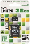 КАРТА ПАМЯТИ MICRO-SD 32Gb Mirex Class 10