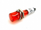 Лампа N-814-R сиг. d7mm красная неон 220В