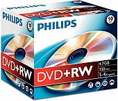 DVD+RW PHILIPS 4x 4.7Gb  SLIM